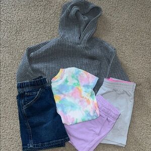 Cat & Jack and Wonder nation girls lot size 5T/6